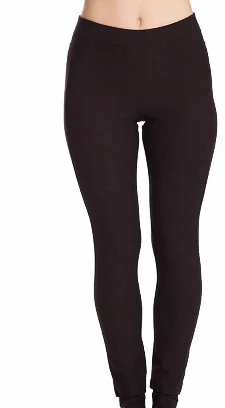 NEW FRENCH KYSS pull-on ankle jegging in black